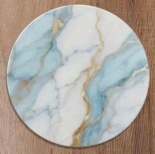 Candle Coaster - Blue Marble