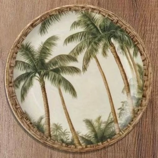 Candle Coaster - Palm Trees